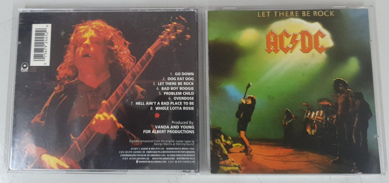 Cd Usado Ac/Dc Let There Be Rock Acrilico CDU13762