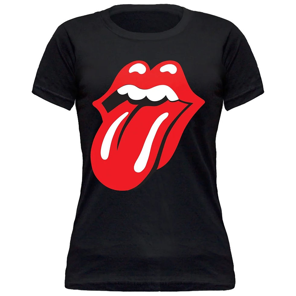 Camiseta Feminina The Rolling Stones Tongue Baby Look BB510