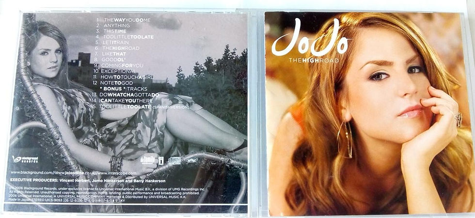 Cd Usado JoJo The High Road Importado Bônus MB CDU4876