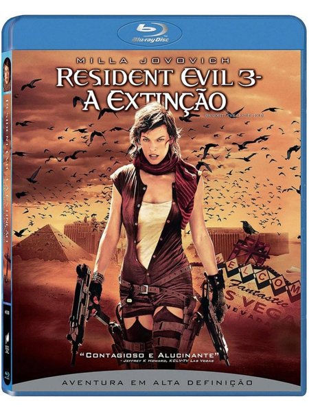 Blu-Ray Usado Resident Evil 3 A Extinção