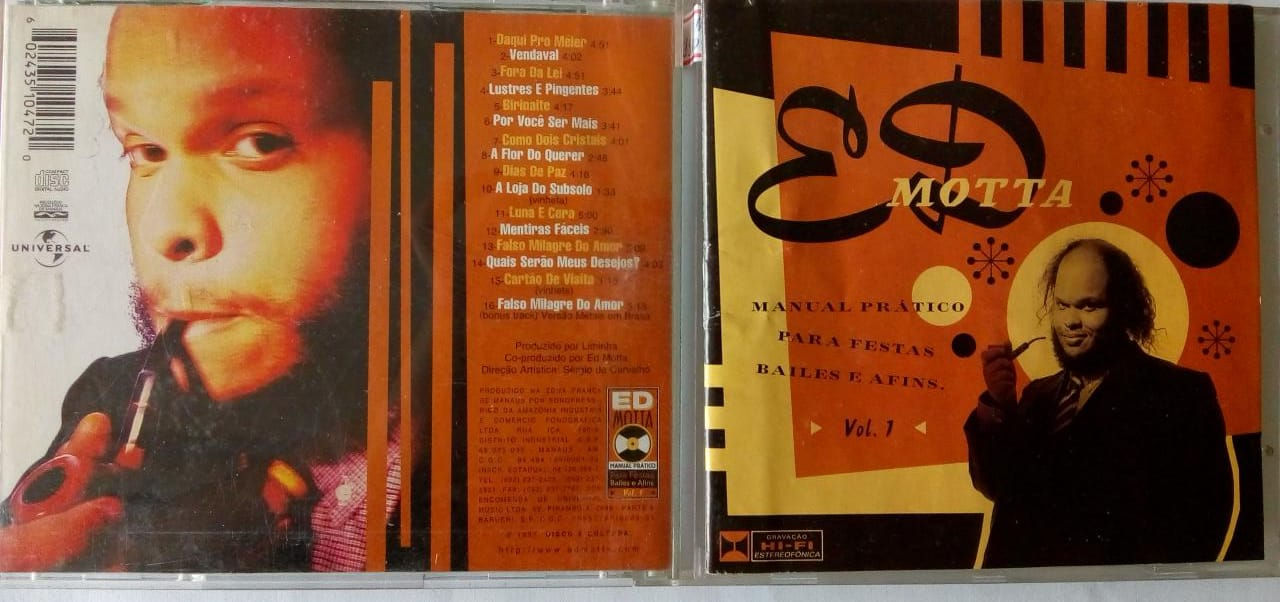 Cd Usado Ed Motta Manual Pratico Para Festas Bailes CDU1495
