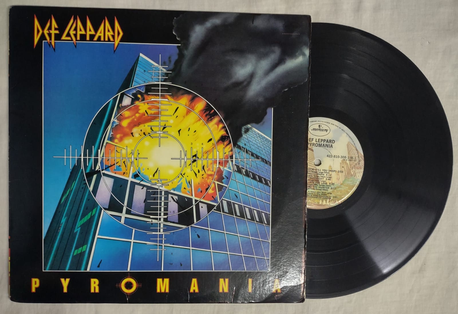 Vinil Lp Def Leppard Pyromania Importado 1983
