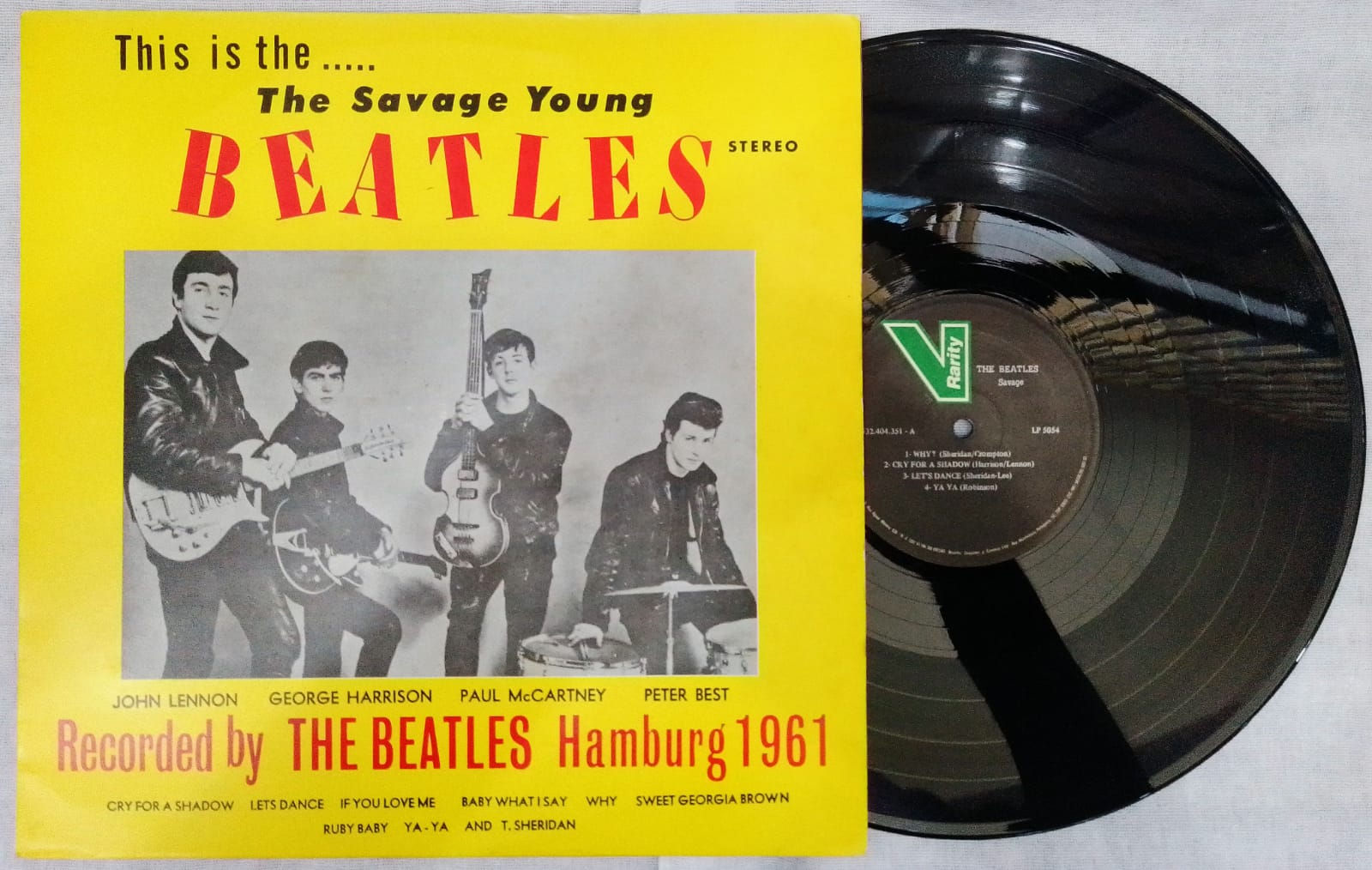 Vinil Lp The Beatles - The Savage Young - Hamburg 1961