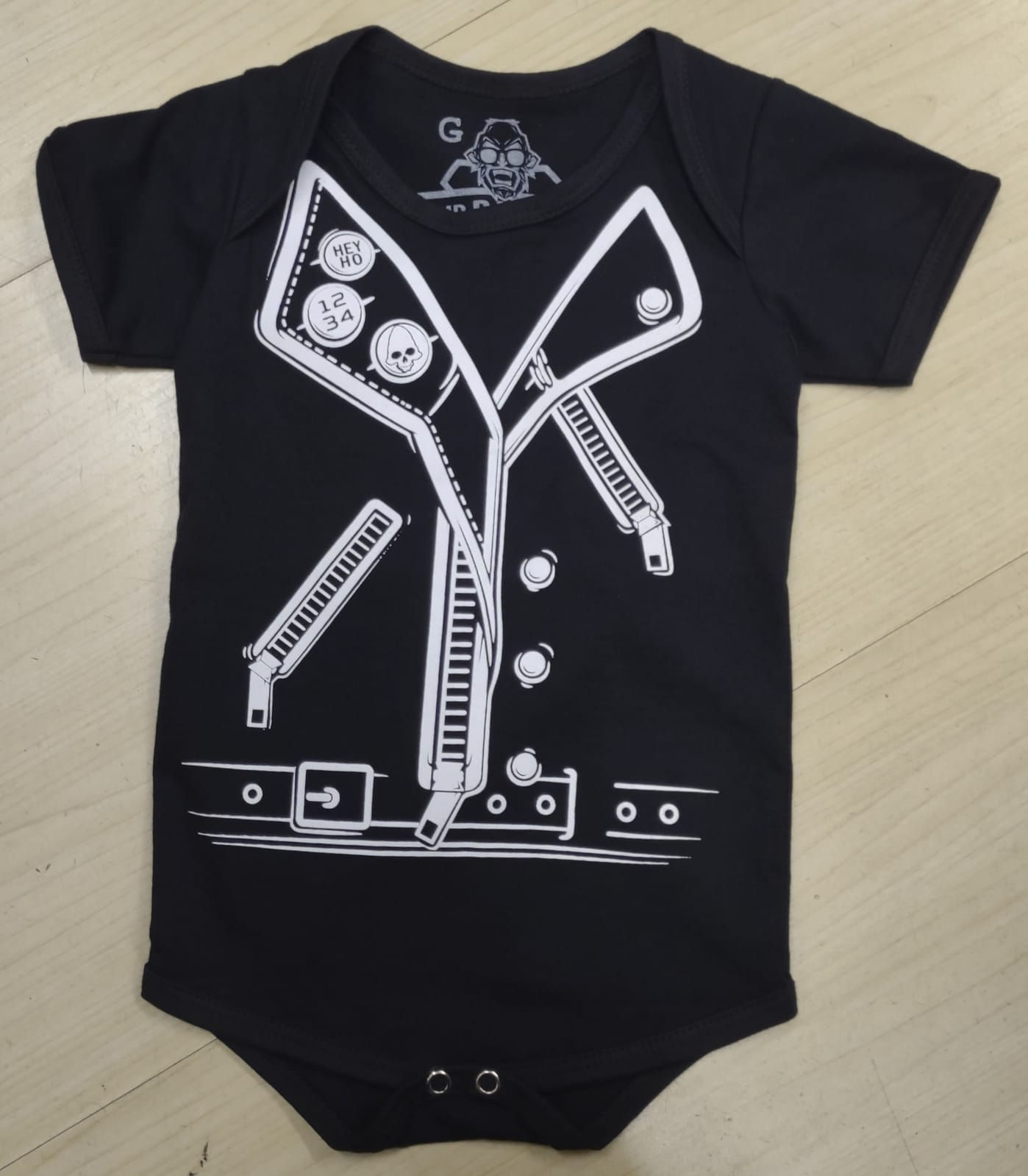 Body Infantil Ramones Jaqueta MBRM6