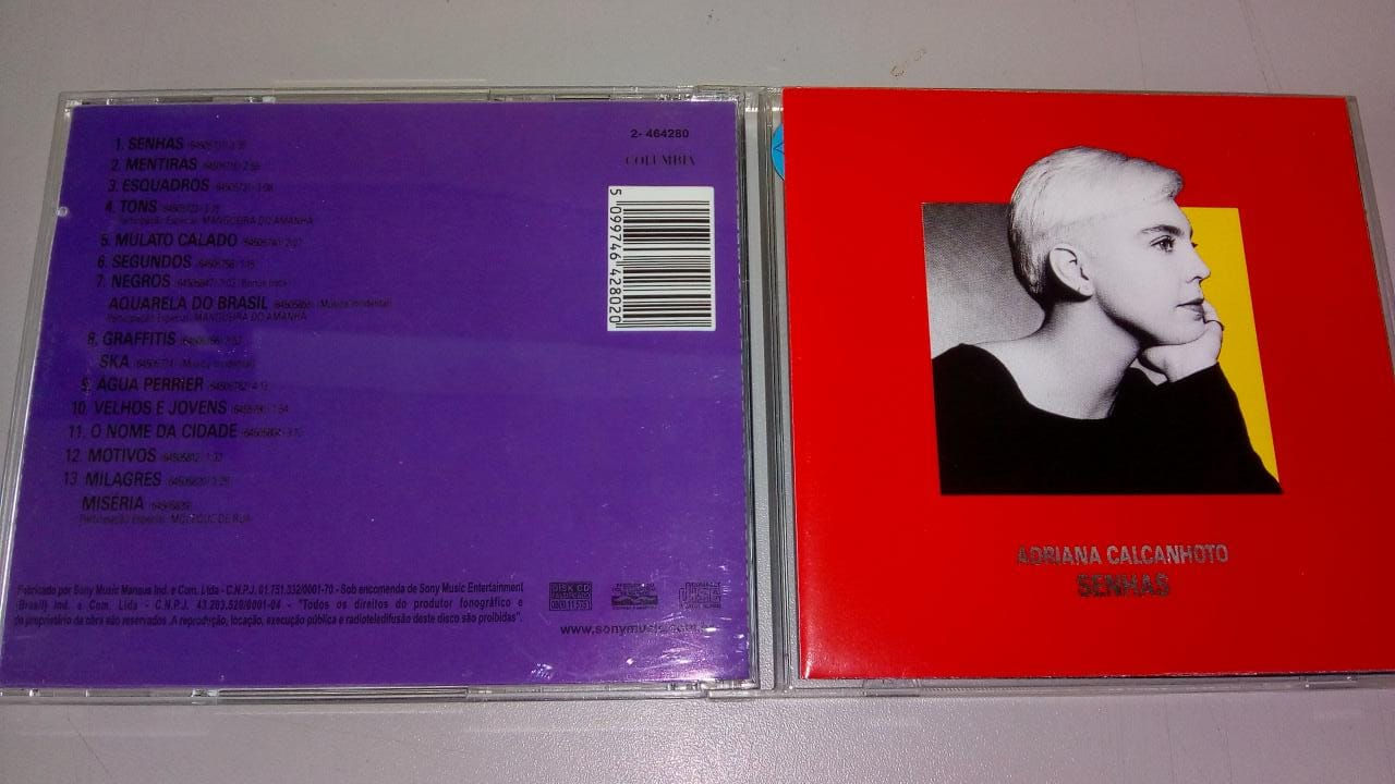 Cd Usado Adriana Calcanhoto Senhas CDU985