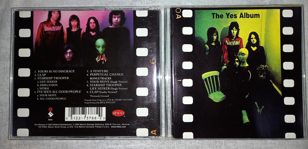 Cd Usado Yes The Yes Album Remasters Bônus Imp MB CDU10127