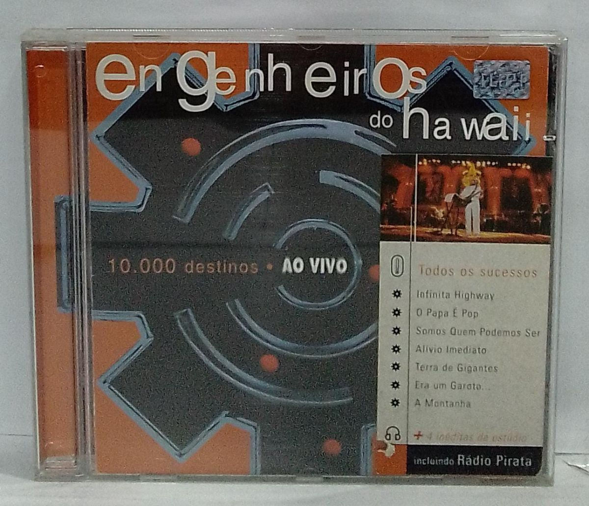 CD Usado Engenheiros do Hawaii 10 000 Destinos Ao Vivo