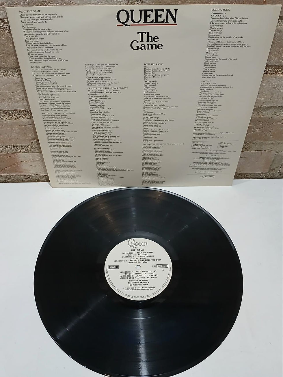 Miniatura: LP Usado Queen The Game Com Encarte Muito Bom Estado Nac