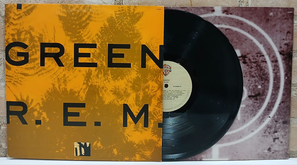 Vinil Lp R.E.M. Green Com Encarte 1989 Excelente Estado