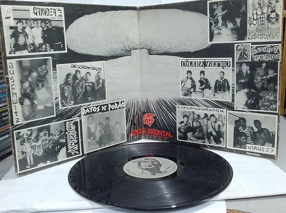Miniatura: LP Usado Ataque Sonoro Punk Rock Brasileiro