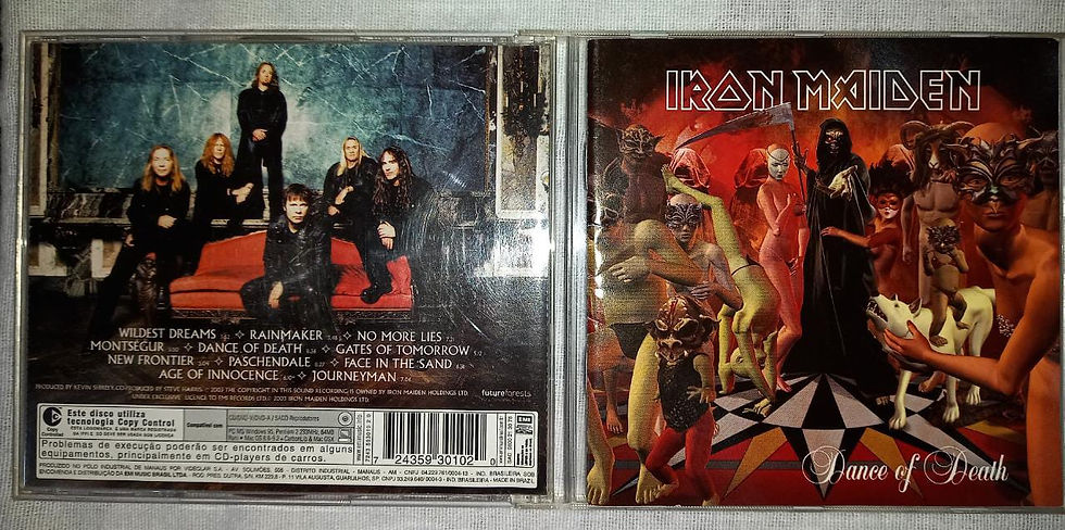 Cd Usado Iron Maiden Dance Of Death CDU10347