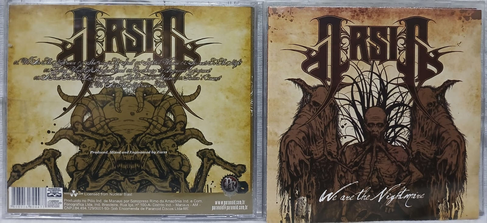 Cd Usado Arsis We Are The Nightmare CDU13726