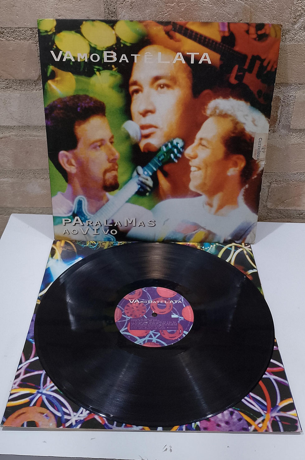 Vinil Lp Paralamas Ao Vivo Vamo Bate Lata C/Encarte 1995