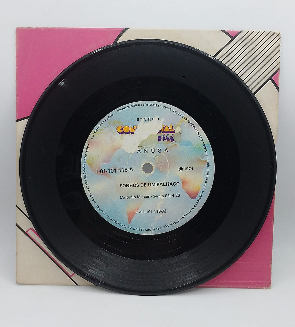 Vinil LP Compacto Vanusa Sonhos de um Palhaço 1974
