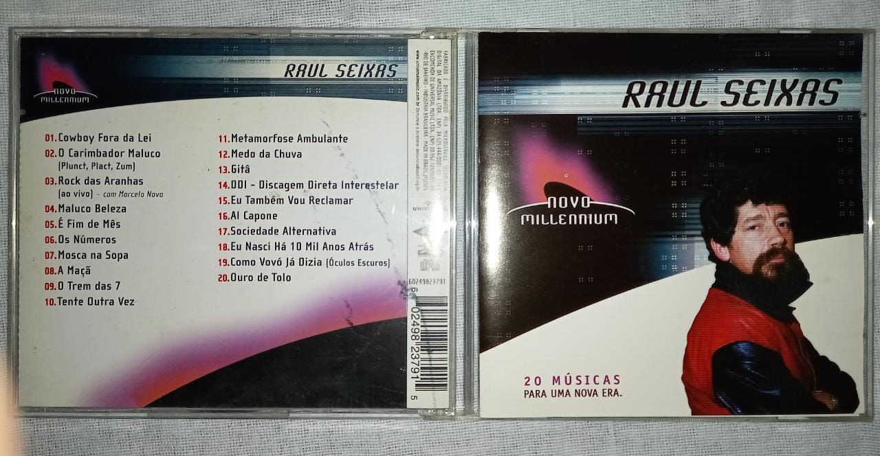 Cd Usado Raul Seixas Novo Millennium 20 Músicas MB CDU10110