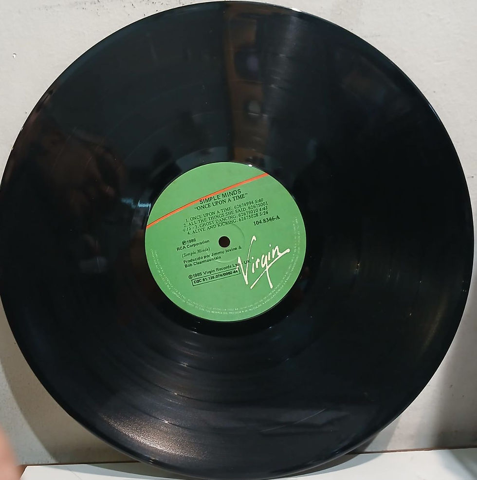 Miniatura: LP Usado Simple Minds Once Upon A Time (Muito Bom Estado)