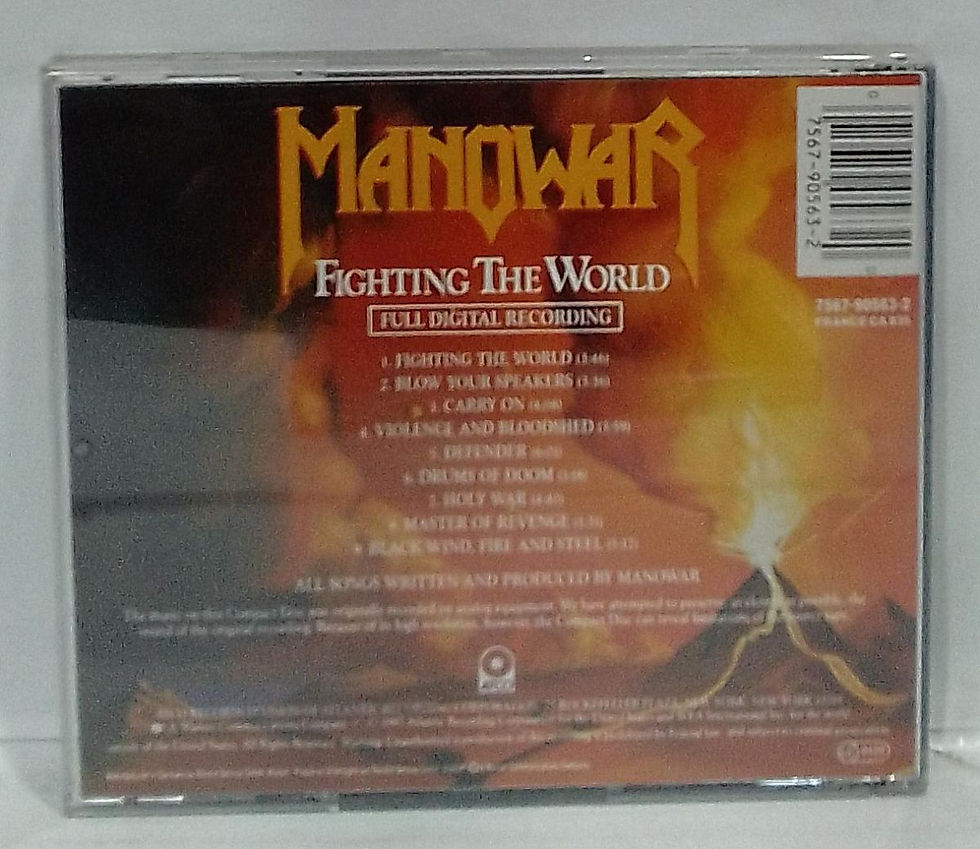 Miniatura: CD Usado Manowar Fighting The World