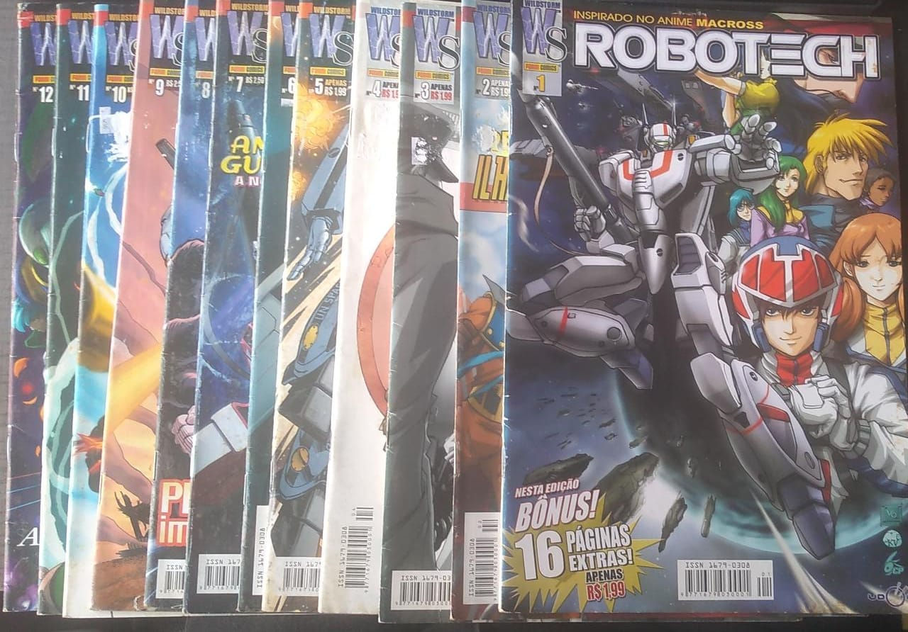 HQ Kit Completo Robotech 1 ao 12 6880
