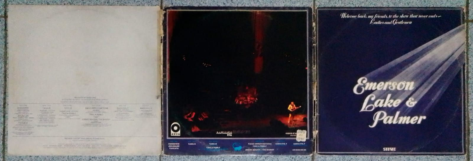 Vinil Lp Emerson Lake & Palmer Welcome Back My TRIPLO 1974