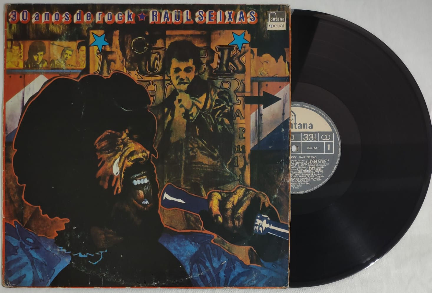 Vinil Lp Raul Seixas 30 Anos De Rock 1985