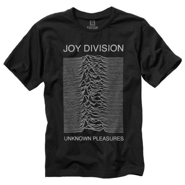 Camiseta Joy Division Unknown Pleasures F5277