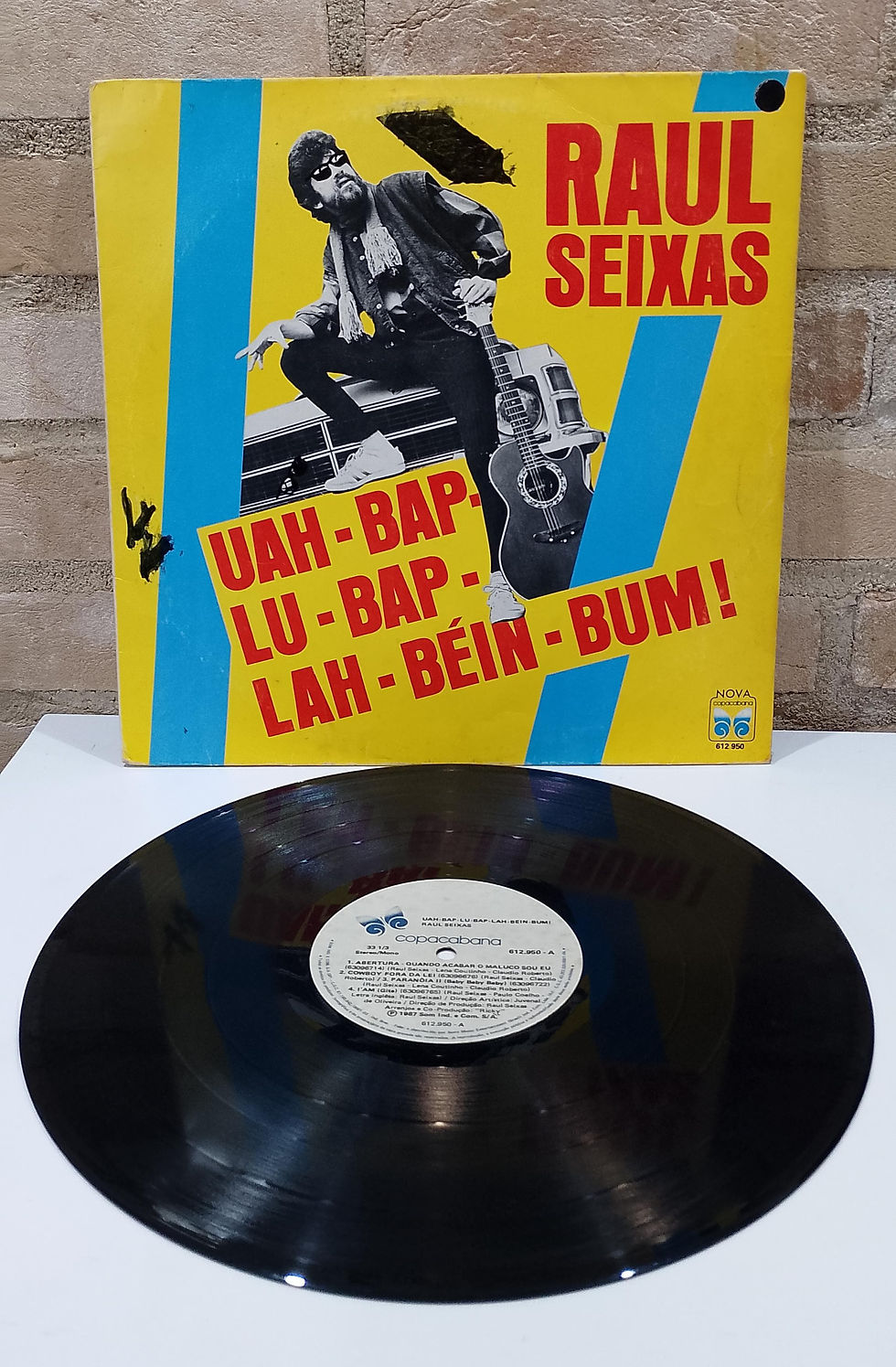 Vinil LP Raul Seixas Uah Bap Lu Bap Lah Bein Bum 1987