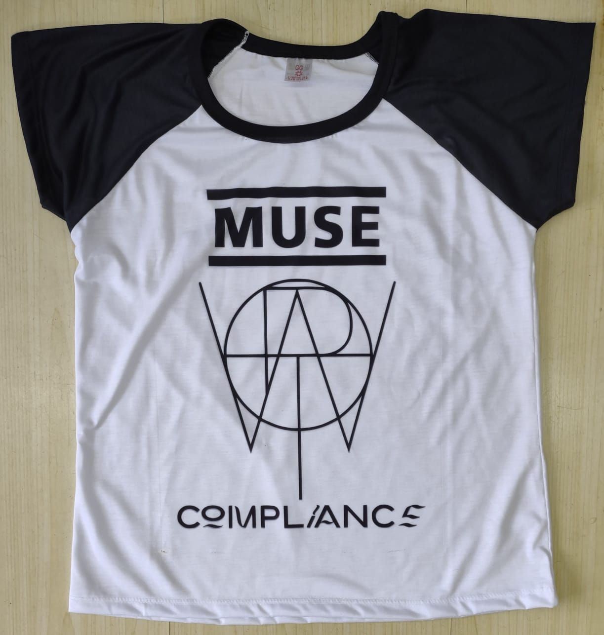 Camiseta Feminina Muse Compliance Raglan MM01 Promoção
