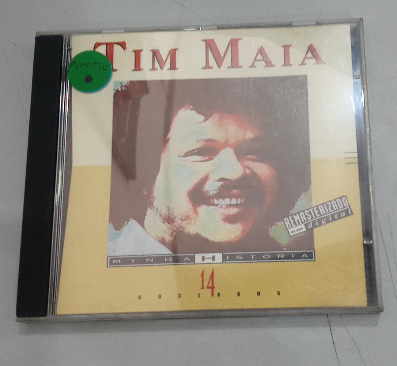 Cd Usado Tim Maia Minha Historia 14 Sucessos CDU3480
