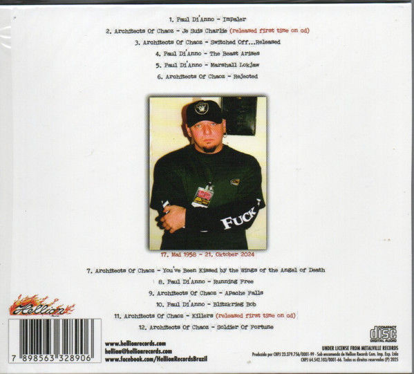 Miniatura: Cd Paul Dianno In Memory Of Slipcase Novo Lacrado 2025