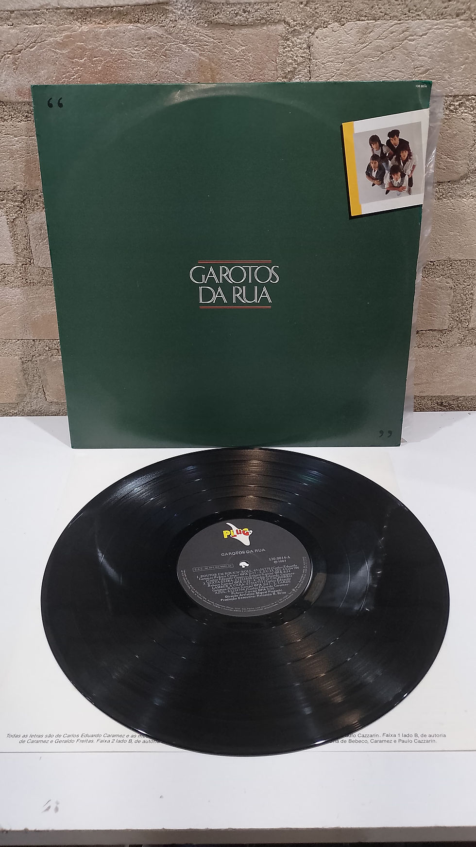 Vinil Lp Garotos da Rua Garotos da Rua C/Encarte 1987