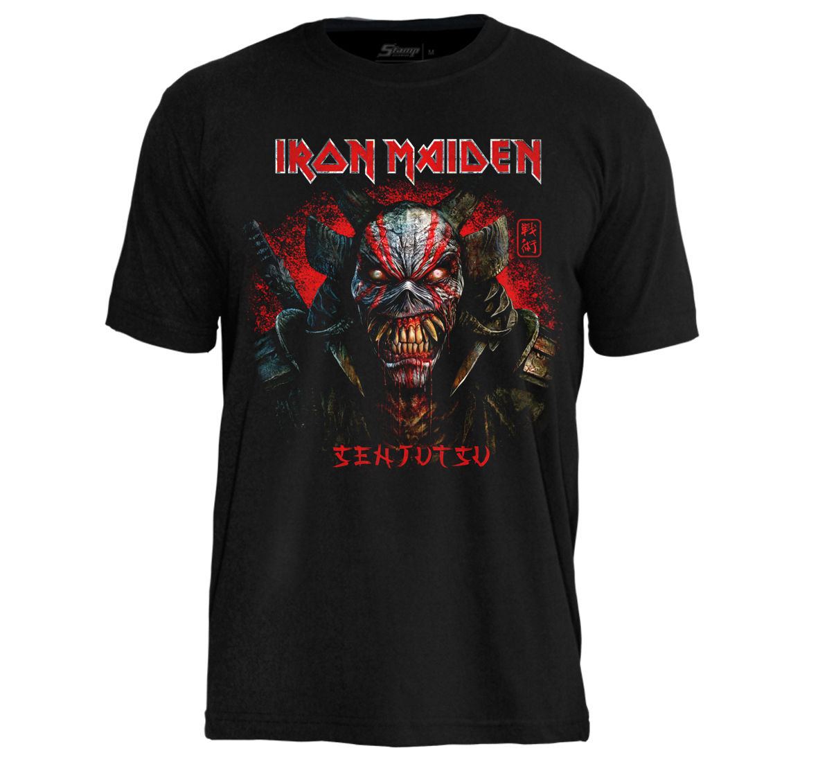Camiseta Iron Maiden Senjutsu Preto Stamp TS1513