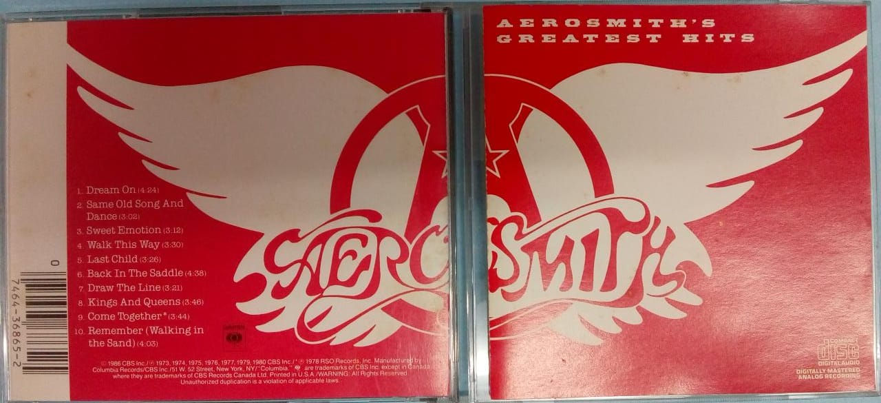 Cd Usado Aerosmith Greatest Hits Imp CDU4054