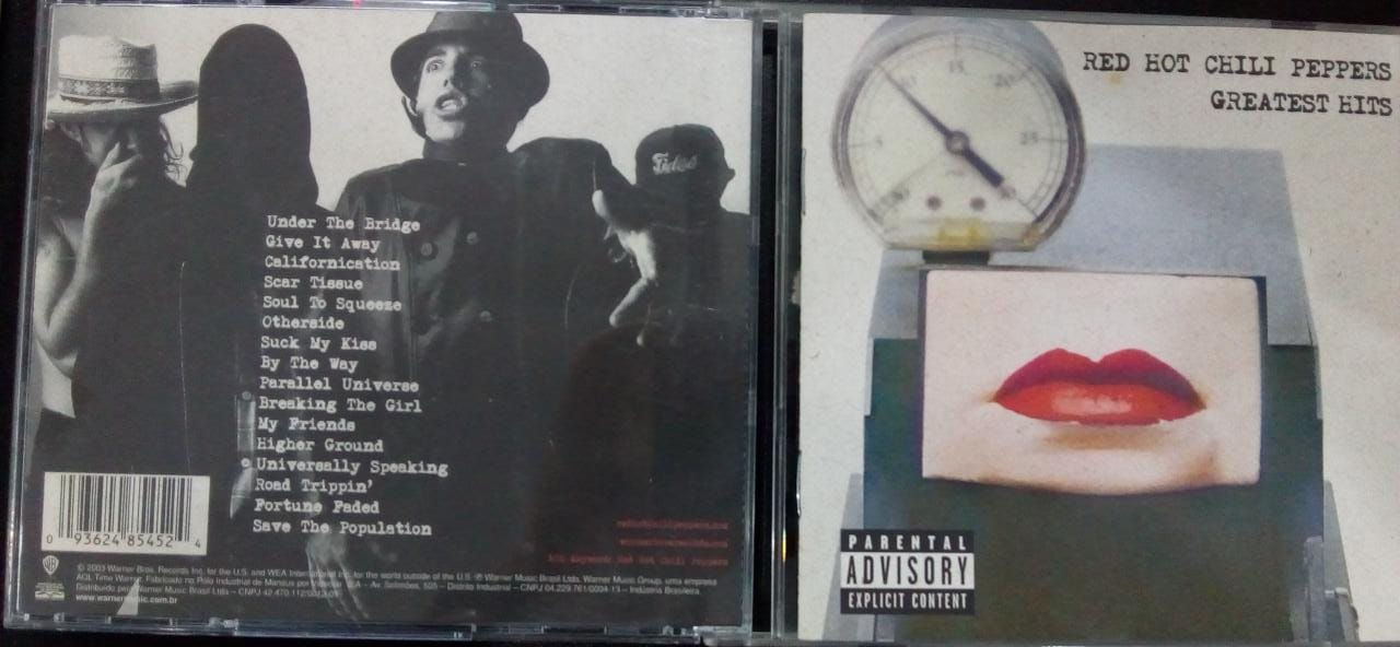 Cd Usado Red Hot Chili Peppers Greatest Hits Exc CDU1719
