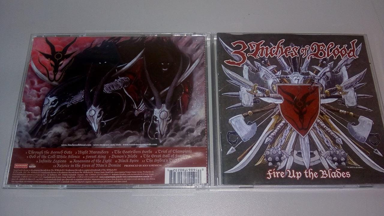 Cd Usado 3 Inches Of Blood Fire Up The Blades CDU211