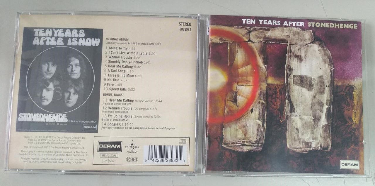 CD Usado Ten Years After Stonedhenge Imp EX CDU8016