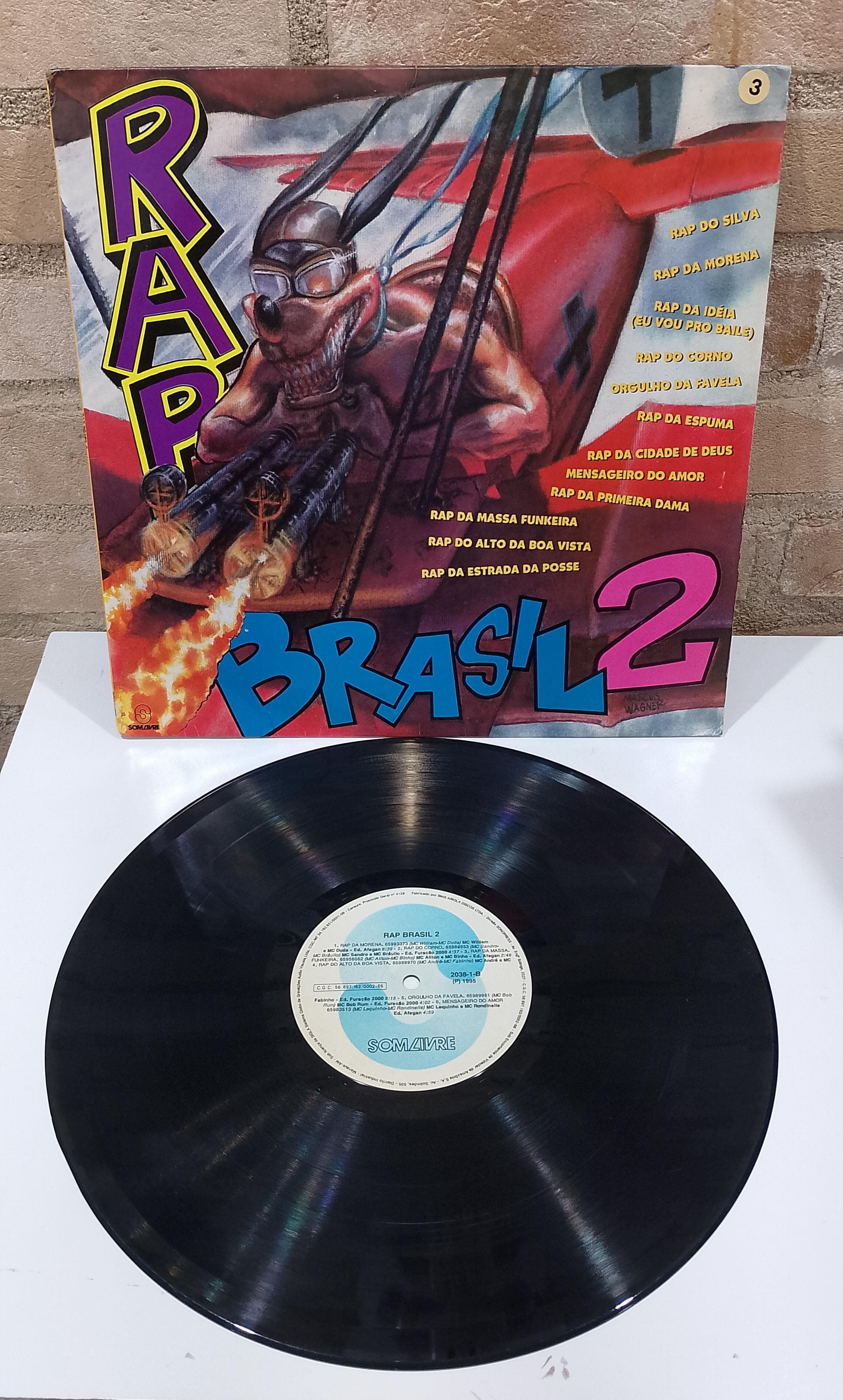 Vinil Lp Rap Brasil 2 Various Nacional 1995