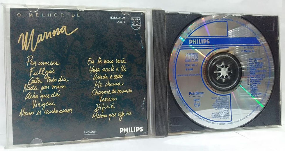 Miniatura: CD Usado Marina O Melhor De Marina