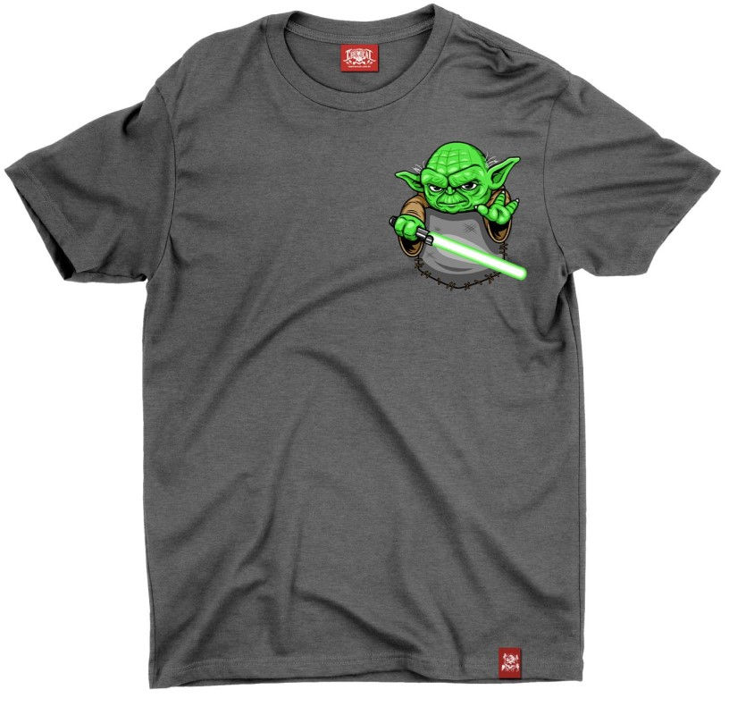 Camiseta Chest Yoda Mescla Chemical C3078