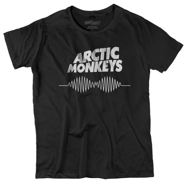 Camiseta Arctc Monkeys AM Waves F5409