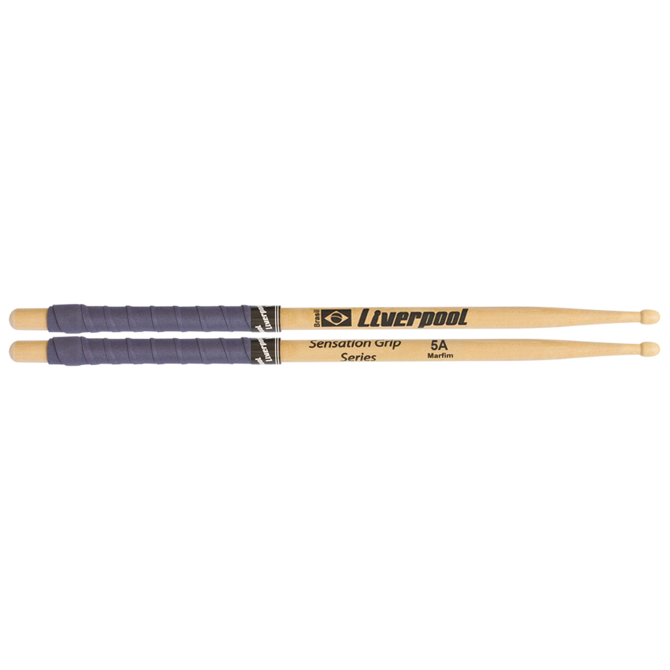 Baqueta Liverpool Sensation Grip 5A Marfim Ponta EVA5AM