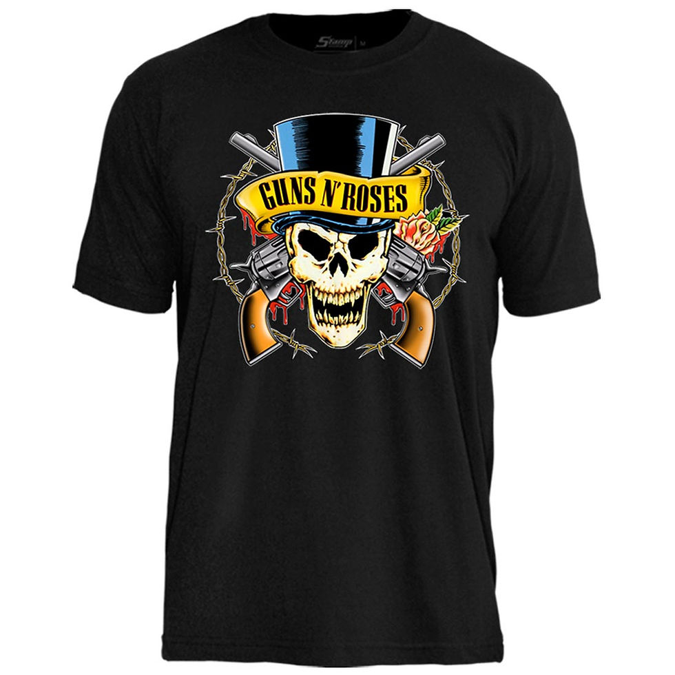 Miniatura: Camiseta Guns N Roses Top Hat Stamp TS1478