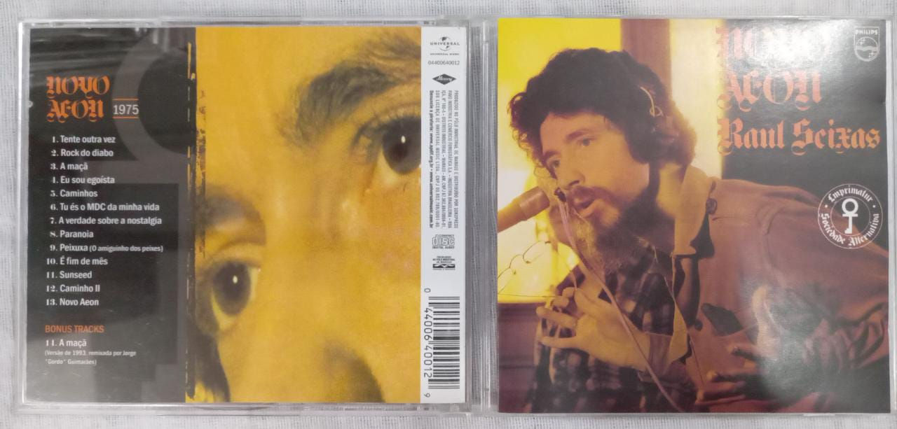 Cd Usado Raul Seixas Novo Aeon Com Bônus Raro Exc CDU6897