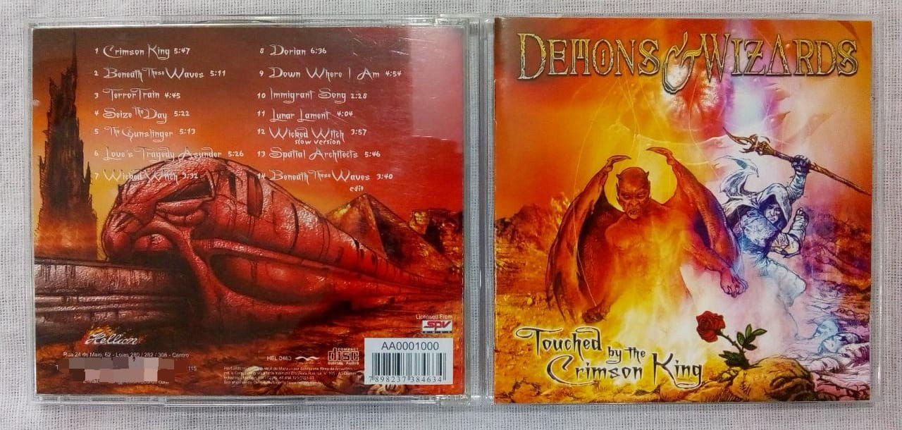 Cd Usado Demons And Wizards Touched By The Slipc MB CDU6350
