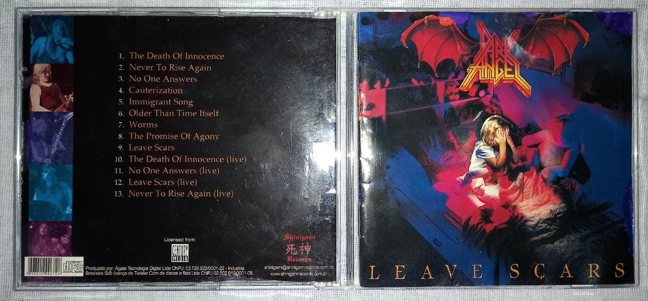 Cd Usado Dark Angel Leave Scars Leia a Descrição CDU10314