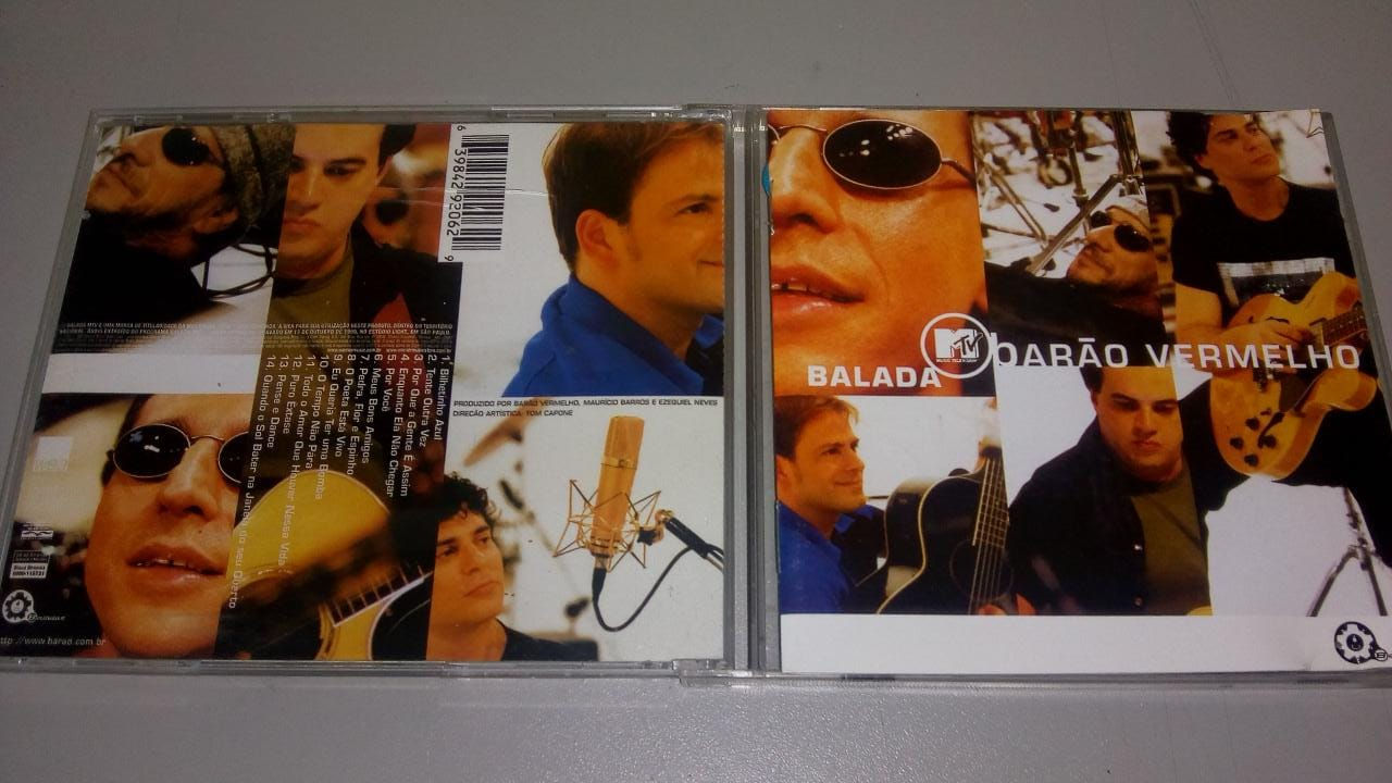 Cd Usado Barão Vermelho Balada MTV Muito Bom CDU1882
