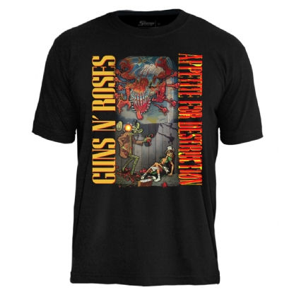 Camiseta Guns N Roses Appetite for Destruction Stamp TS1544