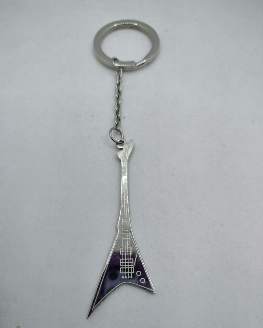 Chaveiro Guitarra Flying V Rr Metal CH028