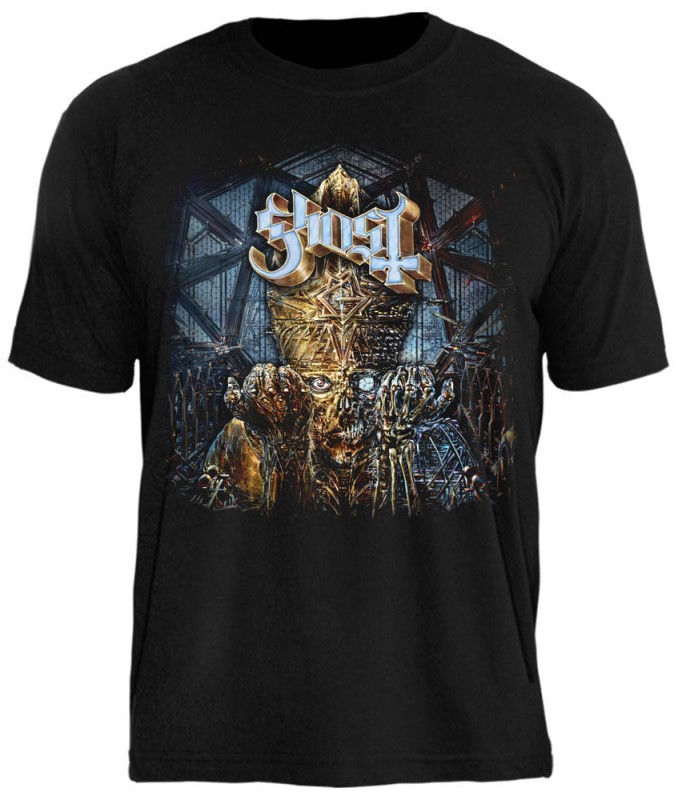 Camiseta Ghost Impera Cover Preto Stamp TS1652