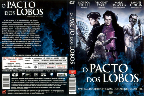 Dvd Usado O Pacto Dos Lobos | Metal Music