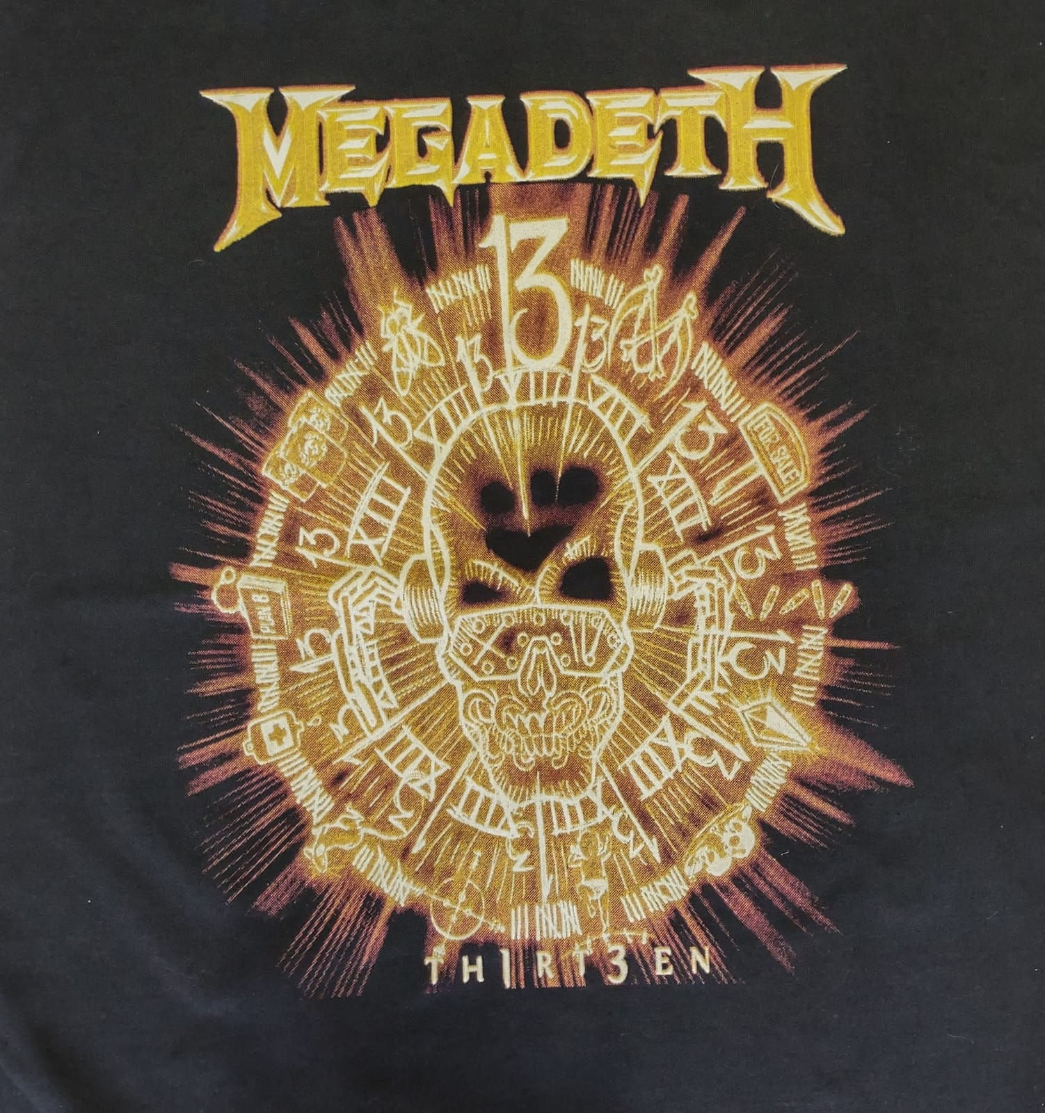 Camiseta Megadeth Thirt3en Preto UTCM01